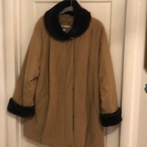 Jones of New York Tan Ladies coat.